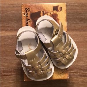 Gold Sailor Sun-San Salt Water Sandals